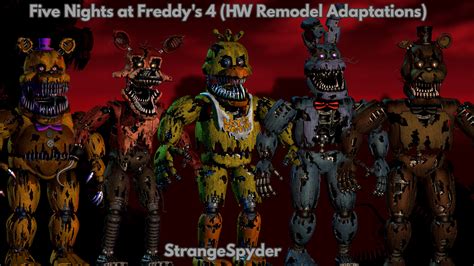 fnaf 4 animatronics|Search All .